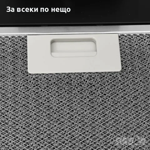 Стенен абсорбатор, 90 см, стомана и закалено стъкло, черен Код P195, снимка 4 - Абсорбатори - 49457944