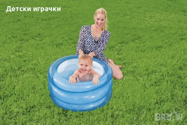 Бебешки надуваем басейн Bestway, 70 х 30 см, с меко дъно, снимка 2 - Басейни и аксесоари - 49925831