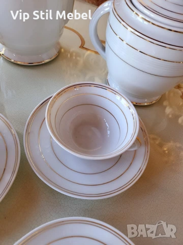 Френски сервиз за кафе LIMOGES , снимка 9 - Сервизи - 53217169