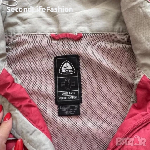 Дамско яке Nike ACG Clima-Fit с качулка размер M розово, снимка 2 - Якета - 52858969