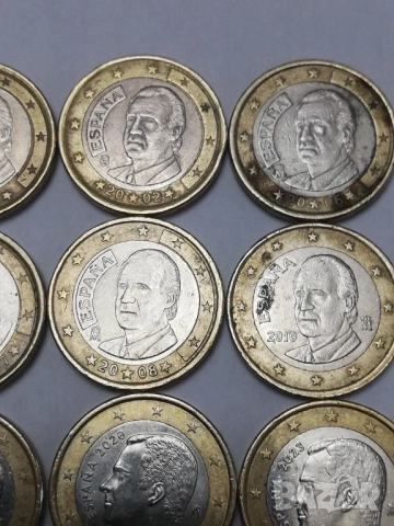 лот 1 евро-Испания от 2001-2023 г., снимка 3 - Нумизматика и бонистика - 52949219