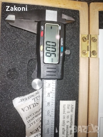 Професионален Цифров Електронен дебеломер(Шублер) 0-150мм, снимка 4 - Шублери - 50834737