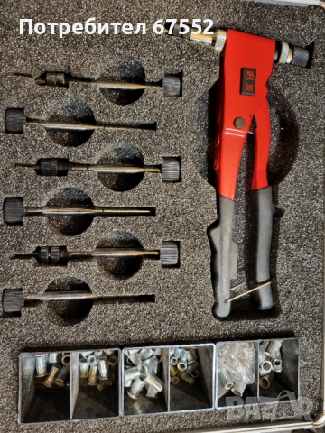 Професионална ръчна нитачка за нит-гайки Masterfix Rivet Nut Pliers MFX 360. Цената е крайна!, снимка 2 - Други инструменти - 52772536