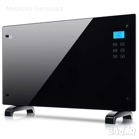 Електрически конвектор Heltes 2000W – Стилен и ефективен отоплителен уред с LCD дисплей и седмично п, снимка 3 - Отоплителни печки - 52917981