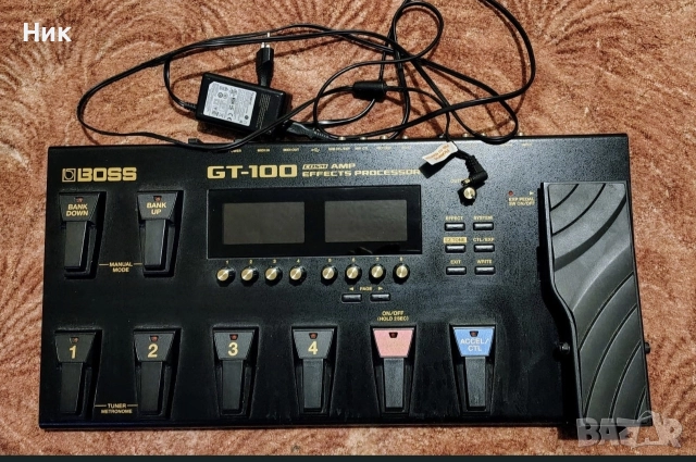 Процесор за китара Boss GT 100 V 2, снимка 2 - Китари - 52961155