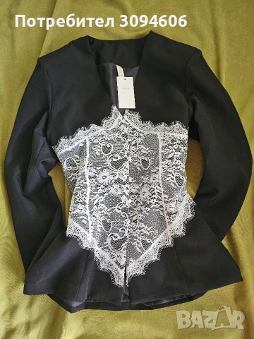 Намалени!! Дамски сака с дантела, снимка 3 - Сака - 53211352