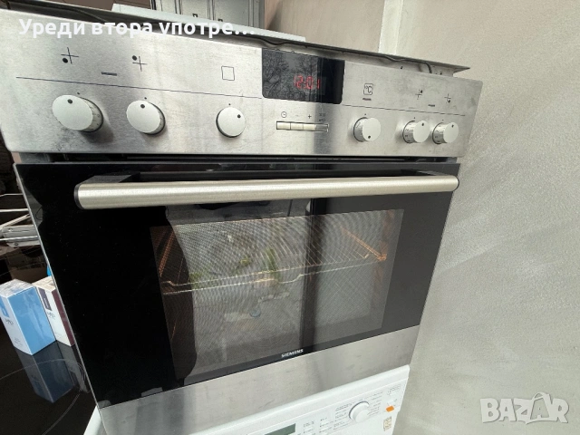 Иноксова фурна за вграждане с плот Siemens, снимка 3 - Печки, фурни - 54190638