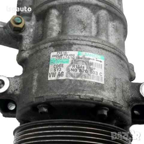 Компресор климатик Volkswagen Golf VI 2008-2016 ID:149120, снимка 3 - Части - 51602428