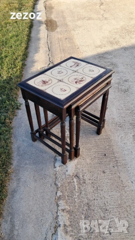 Масички с плочки-3бр, снимка 10 - Маси - 53254103