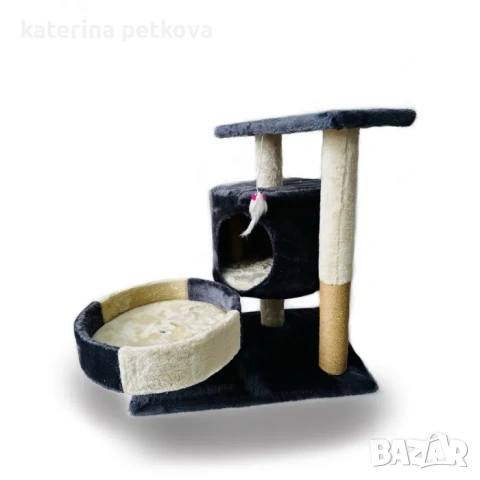 Котешка Катерушка МО10 - Сив цвят с бежово