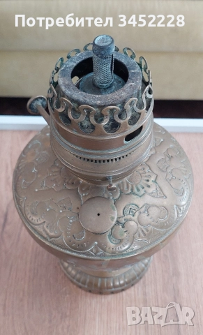 лампа газена месинг за колекционери , снимка 4 - Антикварни и старинни предмети - 52913661