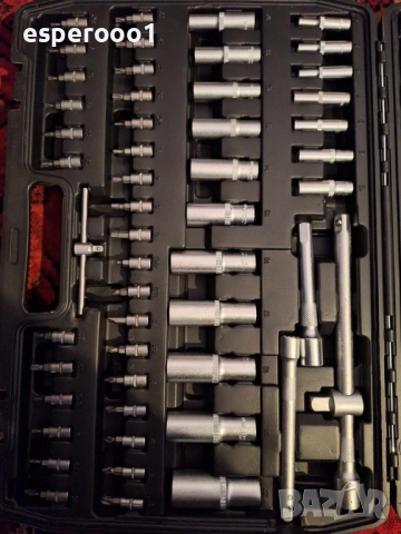 Куфар с инструменти - 172 части с 3 тресчотки, снимка 4 - Аксесоари и консумативи - 51616660