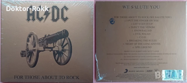 AC-DC - CDs - оригинални и неофициални дискове, снимка 4 - CD дискове - 50425863