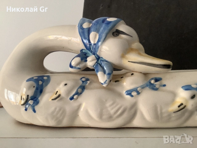 Щанд за бисквити произведено във Франция 1960 години дължина 33 см, снимка 3 - Антикварни и старинни предмети - 53677301