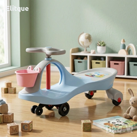 Детска гравитационна кола с гумени колела – Забавление без край