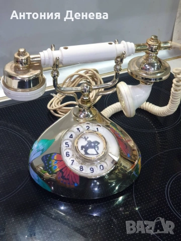 Ретро телефон Уфа ,СССР 1989г, снимка 5 - Антикварни и старинни предмети - 53626794