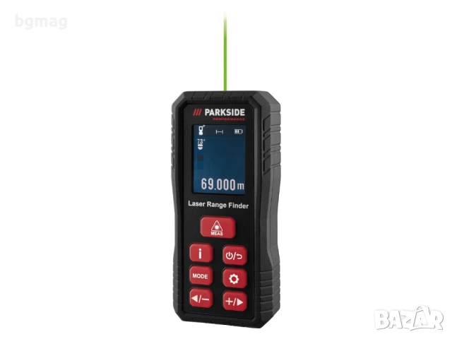 PARKSIDE PERFORMANCE PLEMP 75 лазерен далекомер/ролетка, до 75м