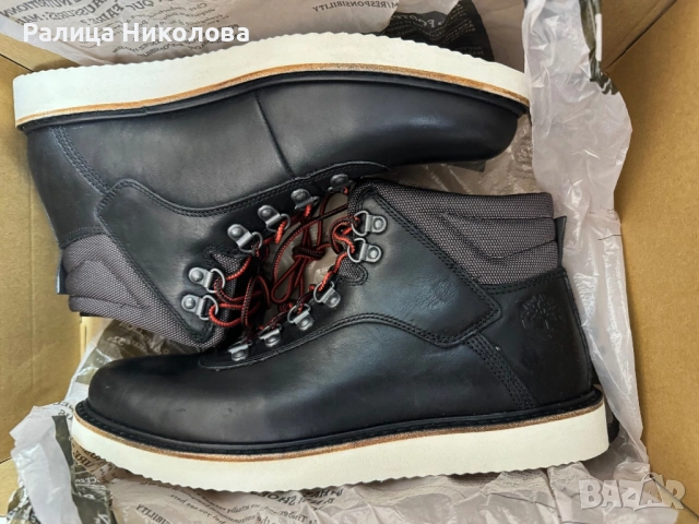 Мъжки кожени боти 40 размер Timberland, снимка 8 - Мъжки боти - 53451276