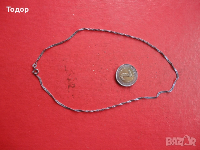 Сребърна верижка колие 925 а 45