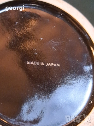 японска порцеланова ваза с флорални мотиви и позлата 27/2, снимка 6 - Вази - 51460821