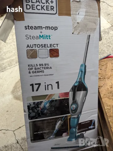 Парен моп Black & Decker Steam Mop, FSMH1321-QS 17 в 1, снимка 7 - Парочистачки и Водоструйки - 47294946