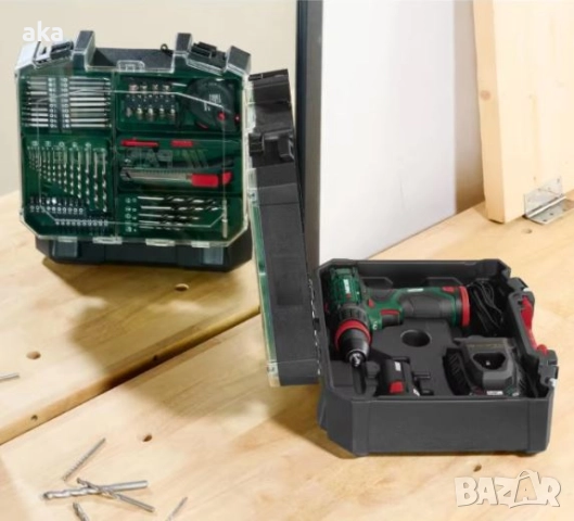 PARKSIDE Комплект акумулаторна дрелка PBSA12 E4 акумулаторни батерии 2бр.-75аксесоари 3 г. гаранция , снимка 3 - Други инструменти - 52651676