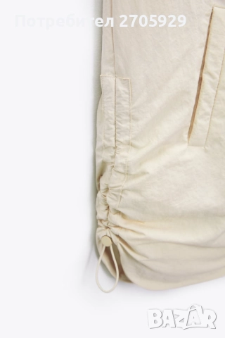 Zara дълъг непромокаем елек/грейка, размер S, снимка 3 - Елеци - 51512307