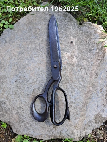 Стара ножица Mann & federlein Solingen, снимка 8 - Антикварни и старинни предмети - 50525367