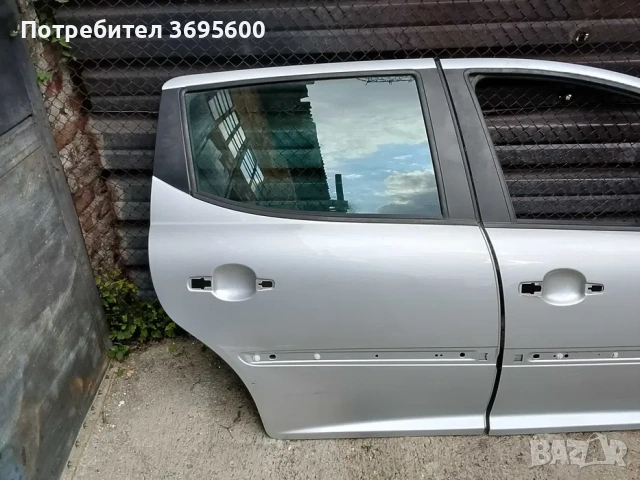 Врати Пежо 207 комби Peugeot sw стъкло врата лява дясна предна задна, снимка 4 - Части - 53778526