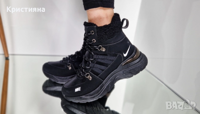 Дамски спортни боти с вата  реплика на nike, снимка 2 - Дамски боти - 52421833