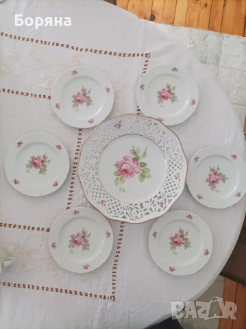 Сервиз за торта порцелан Schumann , снимка 8 - Сервизи - 53594676