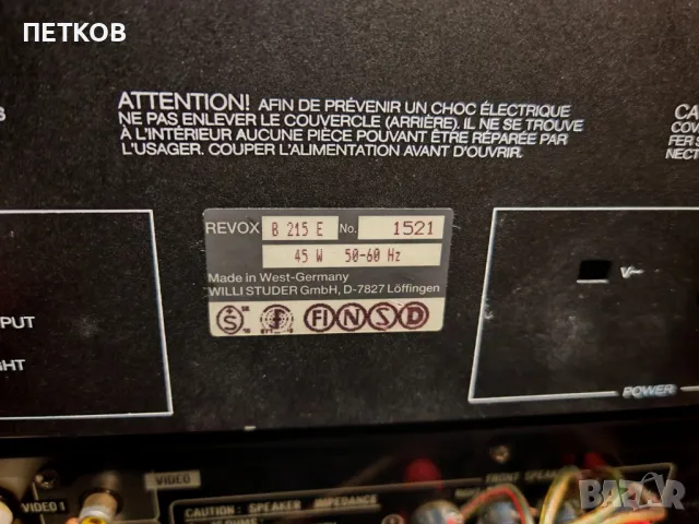 REVOX B 215E , снимка 5 - Декове - 48714077