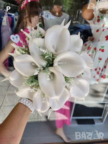 Изработка на сватбени аксесоари(книга,кутия за пари , кошница , букет , снимка 12 - Сватбени аксесоари - 54109704