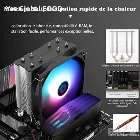 Thermalright AssassinX120 SE ARGB CPU охладител, снимка 3 - Други - 53644227