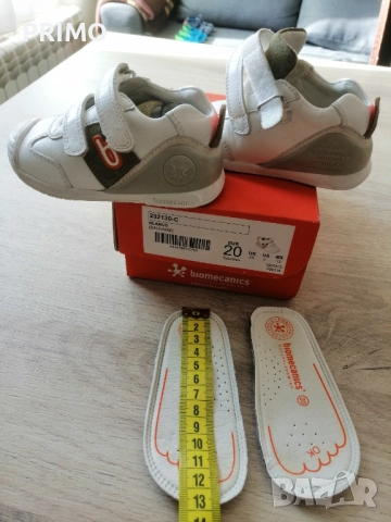 Детски обувки BIOMECANICS, бели,  № 20, снимка 2 - Бебешки обувки - 52440886