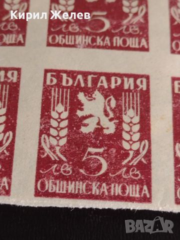 Пощенски марки БЪЛГАРИЯ ОБЩИНСКА ПОЩА редки чисти без печат за КОЛЕКЦИОНЕРИ 43185, снимка 5 - Филателия - 45302289