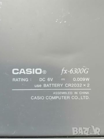 Графичен калкулатор Casio fx-6300G, снимка 5 - Друга електроника - 46218396