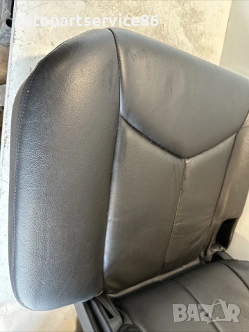 Седалка задна единична кожа черна за Ssangyong Kyron (2010) Face Lift