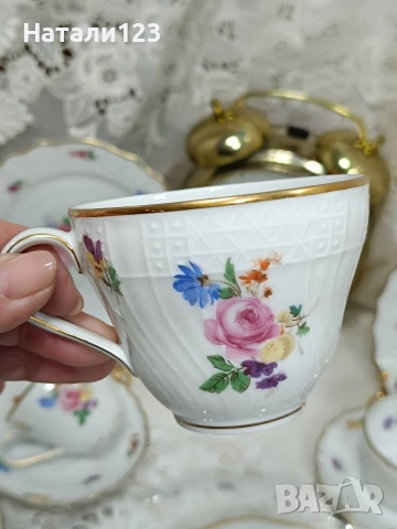 троен сет Hutschenreuter -Dresden , снимка 2 - Чаши - 52960707