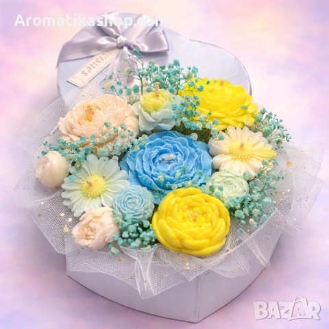 „Слънце и Небе“ – Ароматен соев букет