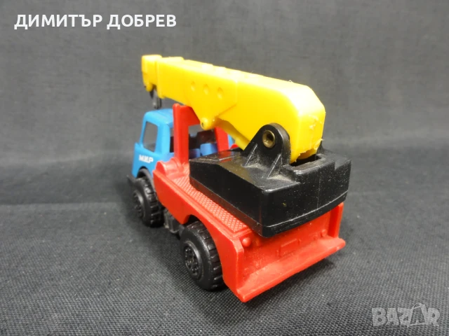 СТАРА РЕТРО СОЦ НРБ МЕТАЛНА ИГРАЧКА КАМИОН КРАН МИР РАЗГРАД, снимка 3 - Колекции - 50720290