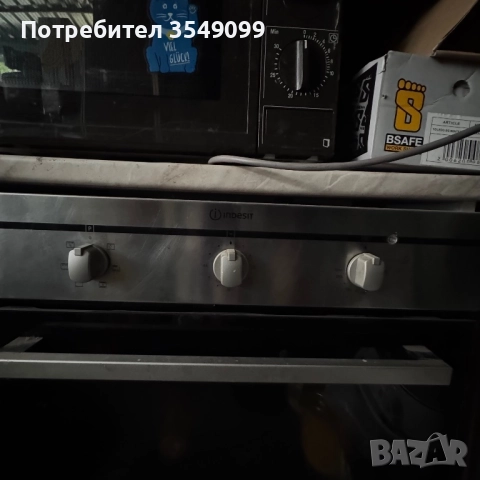 Печка за вграждане Индезит , снимка 2 - Печки, фурни - 51746941