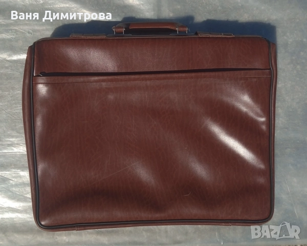 Кожена чанта Чанта за документи , снимка 5 - Чанти - 51728106