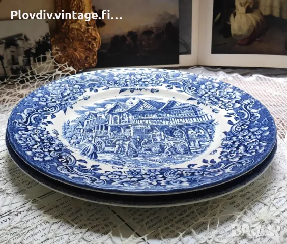 Чинии Royal Tudor Ware hand engraved by W.N.Mellor, снимка 2 - Други ценни предмети - 47041735