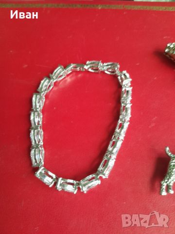 Сребърни накити перли и други , снимка 12 - Колиета, медальони, синджири - 46396371
