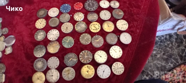 40бр стари механизми от мъжки руски часовници , снимка 10 - Антикварни и старинни предмети - 53784119