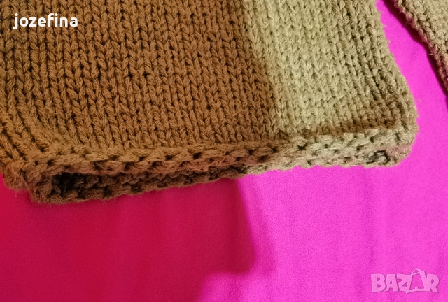 Детски ръчно плетен пуловер за 2-3г дете, снимка 8 - Детски пуловери и жилетки - 51802240