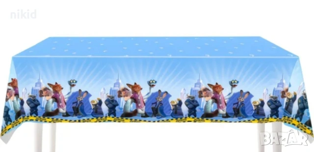 Зоотопия Зоотрополис zootopia Zootropolis найлонова покривка за парти рожден ден