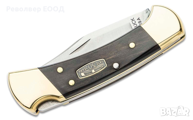 Сгъваем нож Buck Knives 112 Ranger 50th Anniversary 13333 0112BRS3-B, снимка 2 - Ножове - 45024370