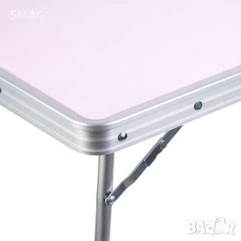 Алуминиева сгъваема маса 80x60x70см S_1234456, снимка 3 - Къмпинг мебели - 50048118